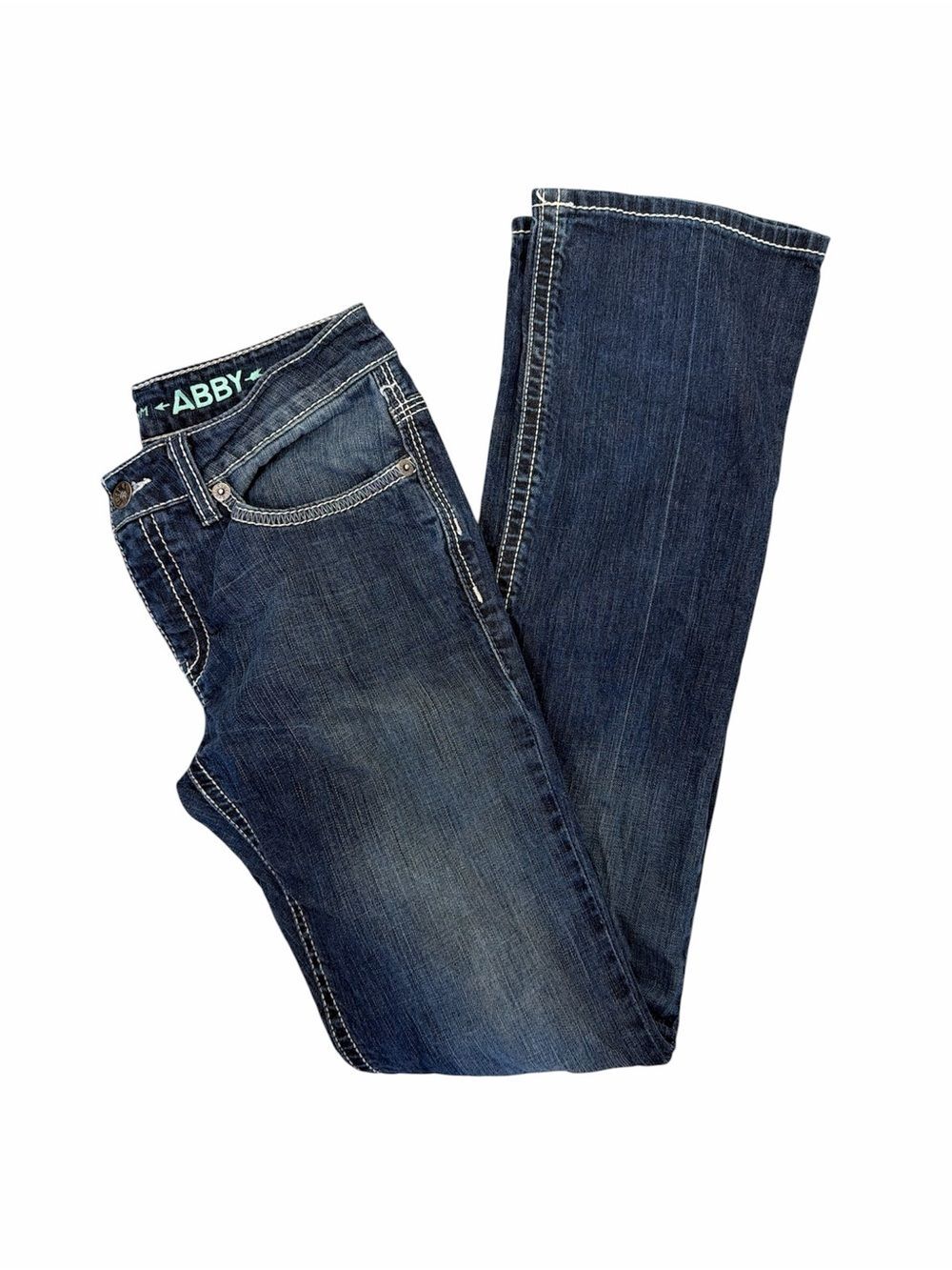 Cruel Denim Abby Jeans Womens 5 Long Bootcut Stretch Western Cowgirl Denim 30x33